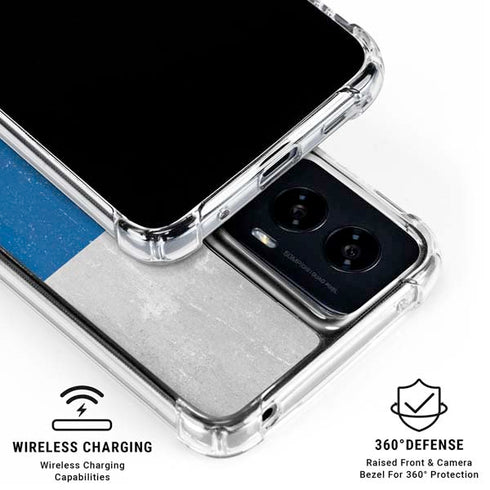 Slovakia Flag Distressed Moto G Power 5G (2024) Clear Case